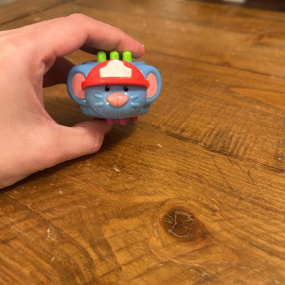 Colorful mouse toy as is